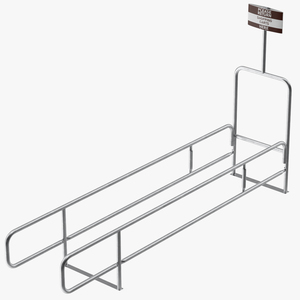 3D Shopping Cart Return Station model