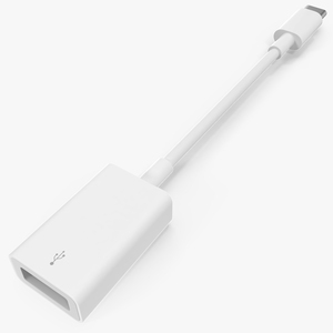 USB Type C to USB Type A Adapter 3D