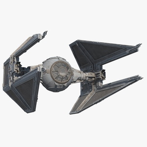 3D model Used Star Wars TIE Interceptor