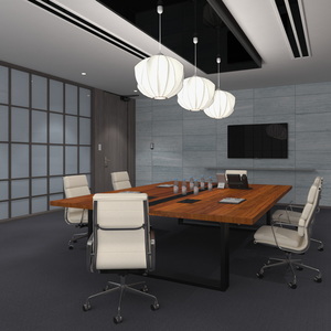 Furnished Office Meeting Room 3D model