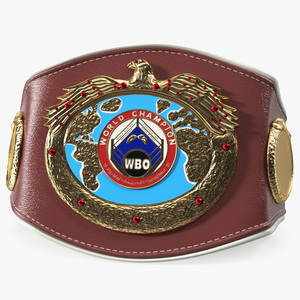 3D World Champion Belt WBO model