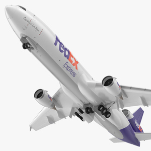 McDonnell Douglas MD11 Tri Jet Airliner FedEx Rigged 3D