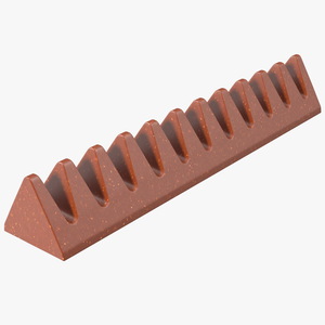 3D Milk Chocolate Bar model