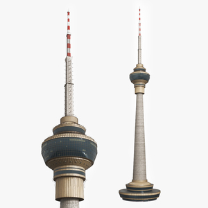 TV Radio Tower 3D model