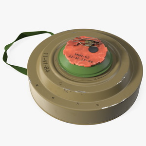 3D model Anti Tank Blast Mine TM-62 Old