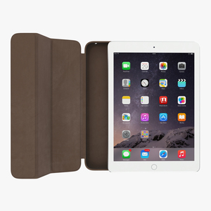 iPad Air 2 Silver and Smart Case 3D