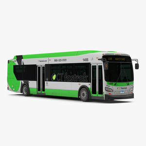 New Flyer Xcelsior XD40 Bus CTfastrak 3D