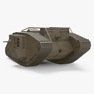 Tank Mk 4 Male 3D model