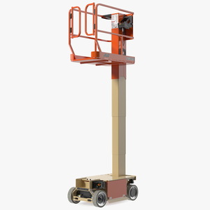 3D model JLG 1230ES Vertical Mast Lift Working Position New