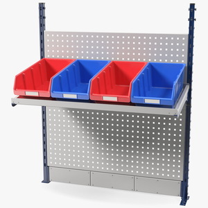 3D Plastic Bins Kit Wall