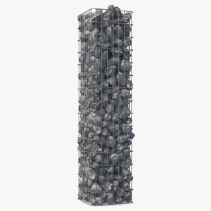 3D Gabion Column model