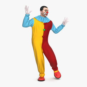 3D model Circus Clown Dancing Pose