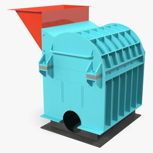 3D Industrial Grinder model