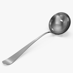 3D Kitchen Soup Ladle model