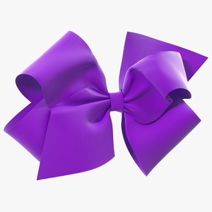 3D model Purple Hair Bow