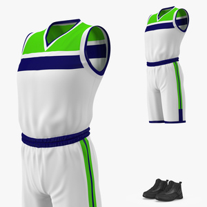 3D Basketball Uniform model