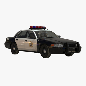 3D model Generic Police Car 2