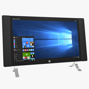 3D model HP ENVY 24qe Touch All In One Desktop PC