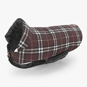 Dog Coat Brown 3D model