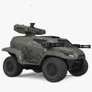 Worn Fantastic Military Vehicle Khaki 3D