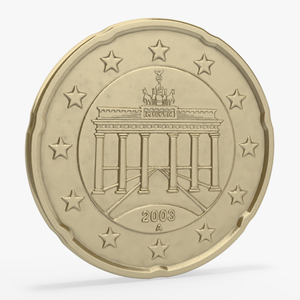 3D model Germany 20 Cent