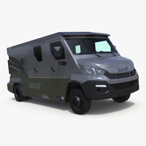 INKAS Armored Vehicle Simplified 3D