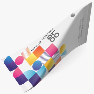Triangle Aseptic Package Mockup Colored 3D model