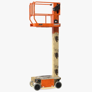 JLG 1230ES Vertical Mast Lift Working Position Dirty 3D