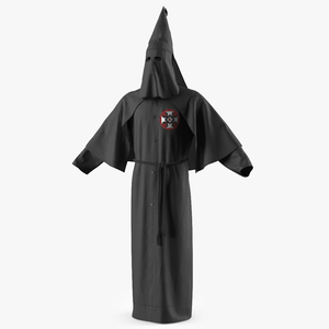 3D Black Suit Ku Klux Klan model