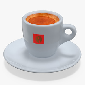 3D Traditional Espresso Coffee Cup