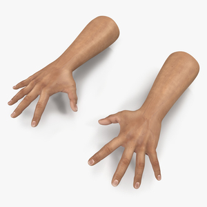 3D Man Hands Pose 4