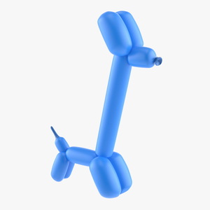 Balloon Animal Giraffe 3D