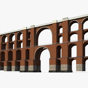 3D Goltzsch Viaduct German Railway Bridge model