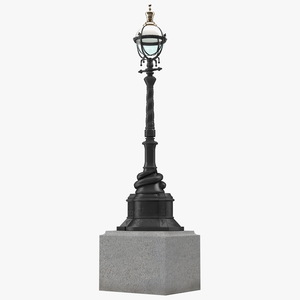 3D Outdoor Decorative Street Lantern model