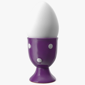 3D model Egg Holder with White Egg