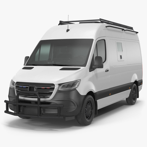 3D Armored Bulletproof SWAT Van model