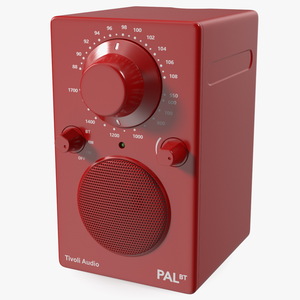 Bluetooth Radio Tivoli Audio PAL BT Red 3D model