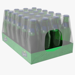 24 Sprite Bottle Package 3D model