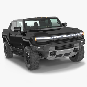 GMC Hummer EV Electric SUT Pickup Black 3D model