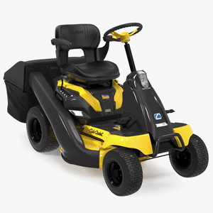 3D model Electric Riding Lawn Mower with Bagger Cub Cadet CC30E Rigged for Maya
