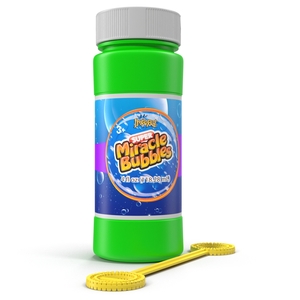 3D Bubbles Bottle and Wand model