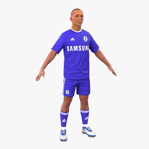 3D Soccer Player Chelsea