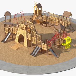 Wooden Playground 3D