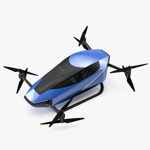 3D Electric Flying Car for Two Seats model