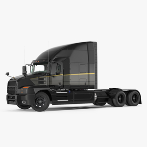 Mack Anthem Truck 2018 Rigged 3D model