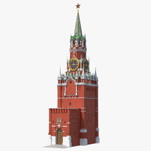 3D Kremlin Saviour Tower