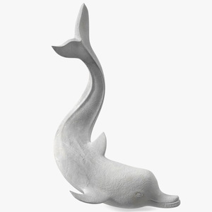 Marble Dolphin Sculpture for 3D Print 3D