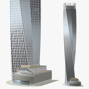 3D Twisted Skyscraper model