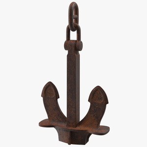 Rusty Anchor 3D