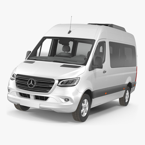 3D Mercedes Sprinter Tourer 2019 Rigged